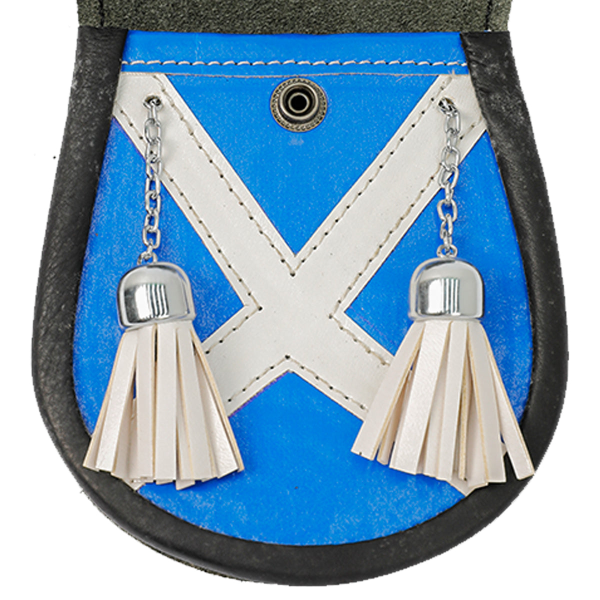 Babies Kilt Saltire Sporran With 2 Tassels & Belt