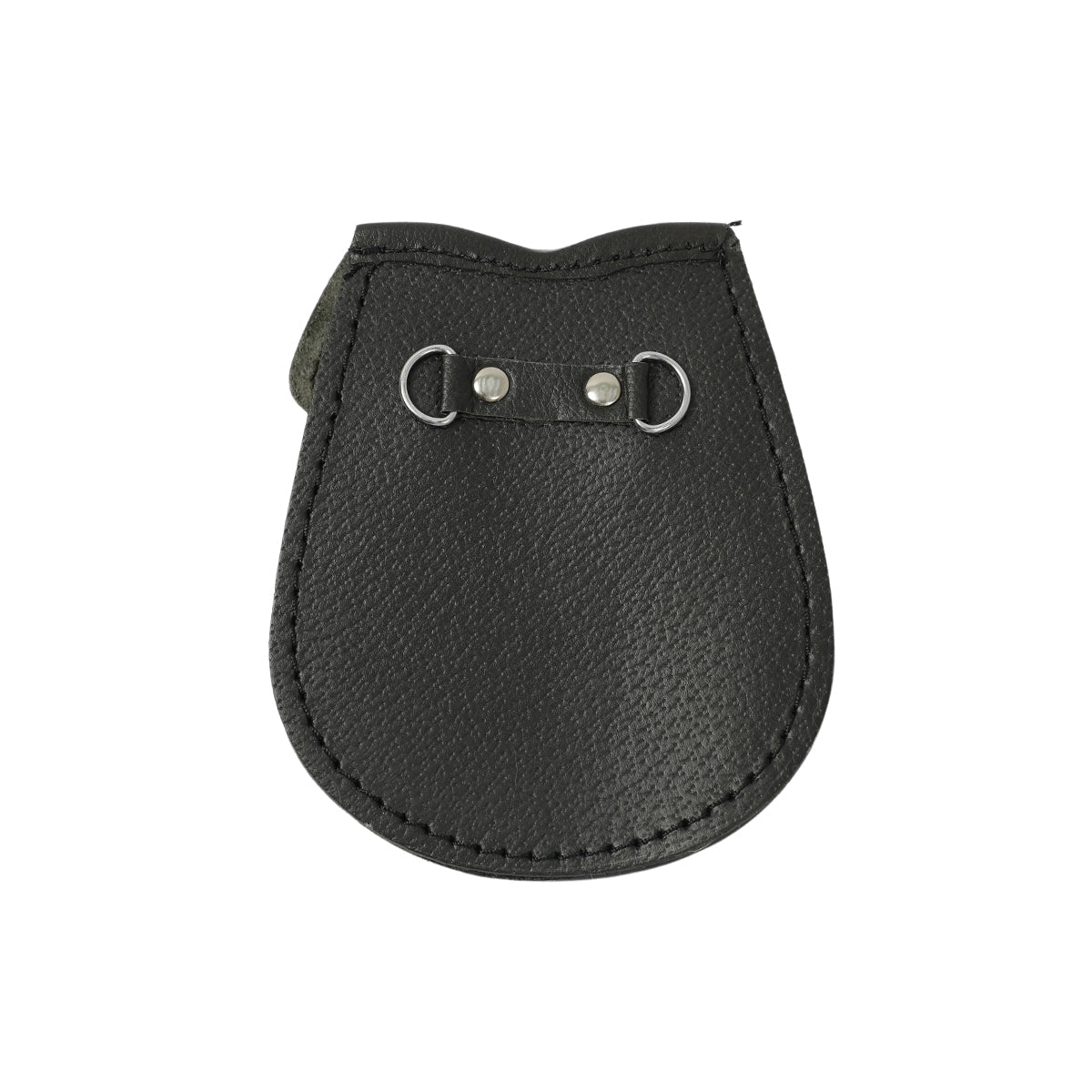 Boys White Rabbit Fur Sporran Pouch With Thistle Badge