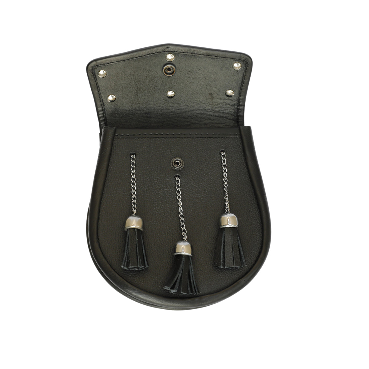 Celtic Cantle Leather Semi Dress Sporran