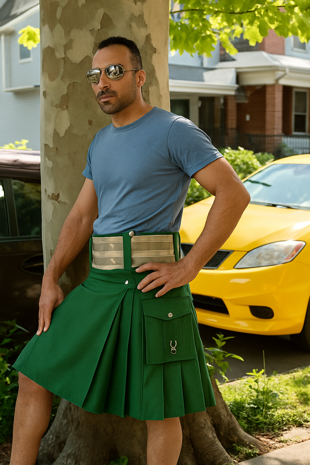 Street Style Utility Kilt