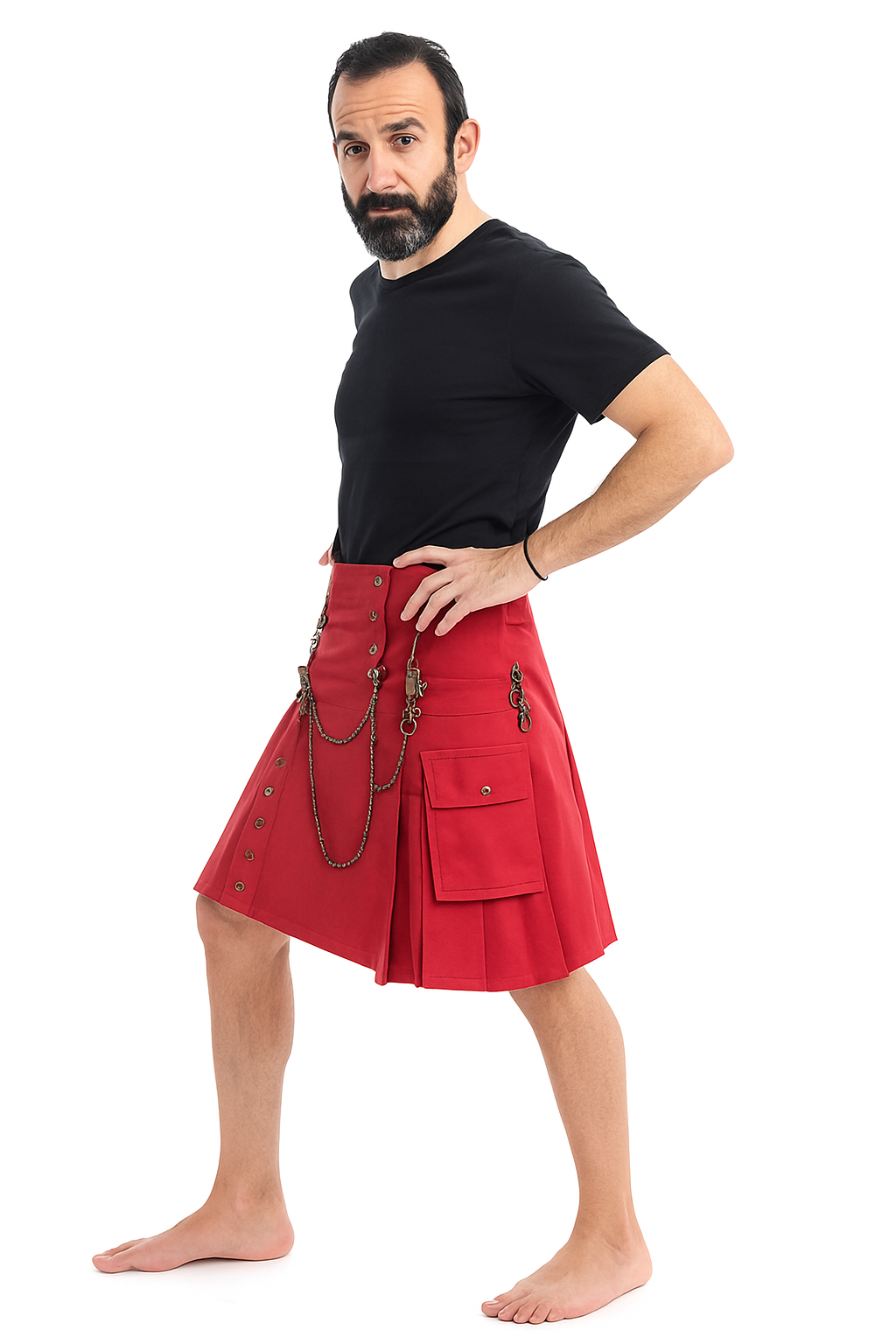 Raven Gothic Kilt