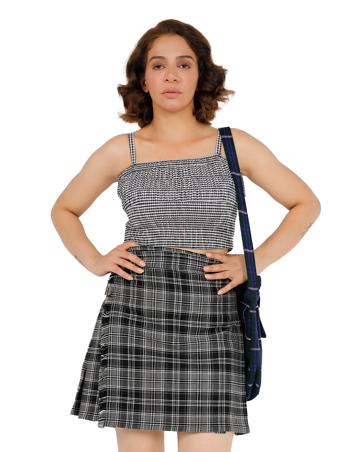 Classic Buckle-up Pleat Kilt