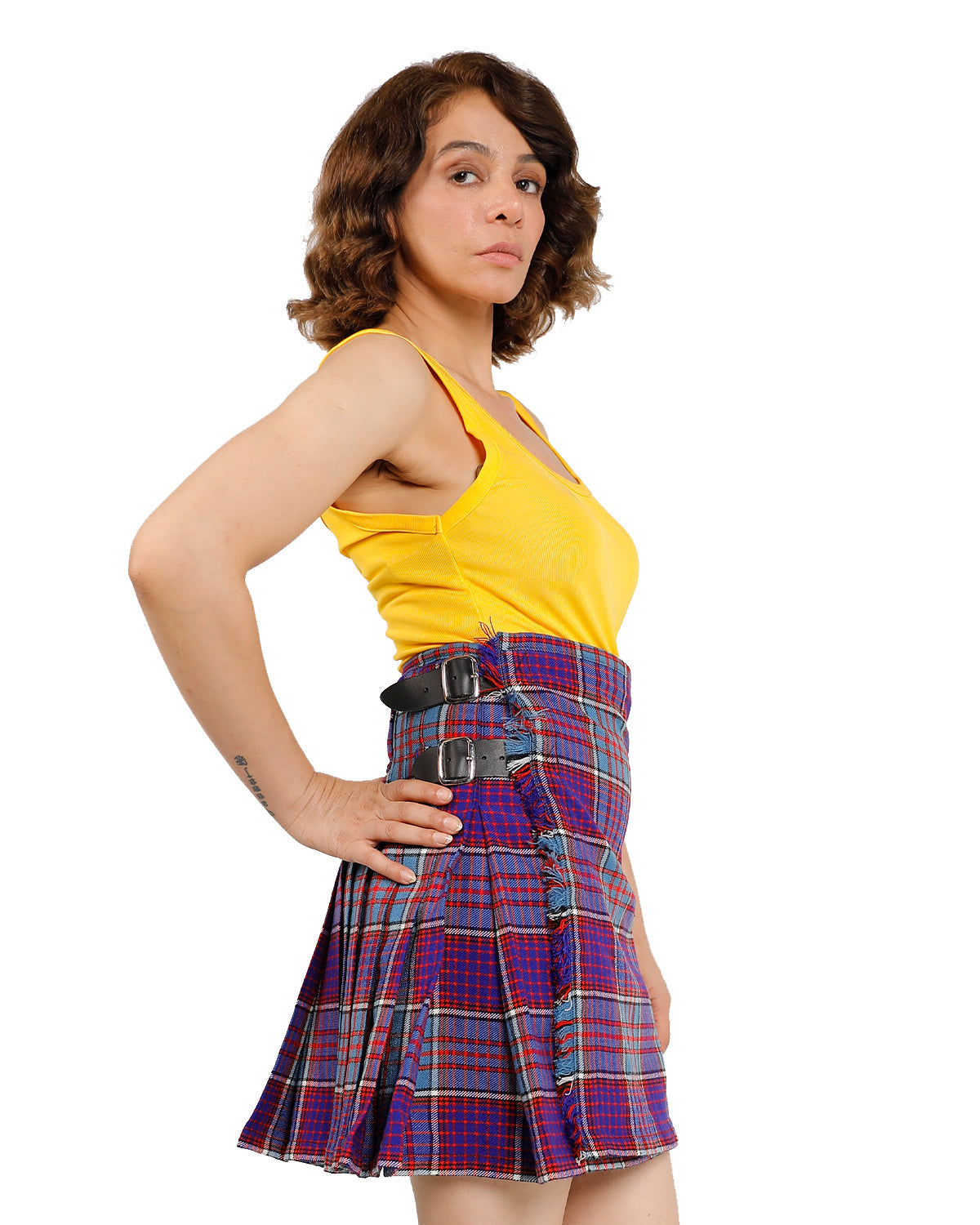 Classic Buckle-up Pleat Kilt