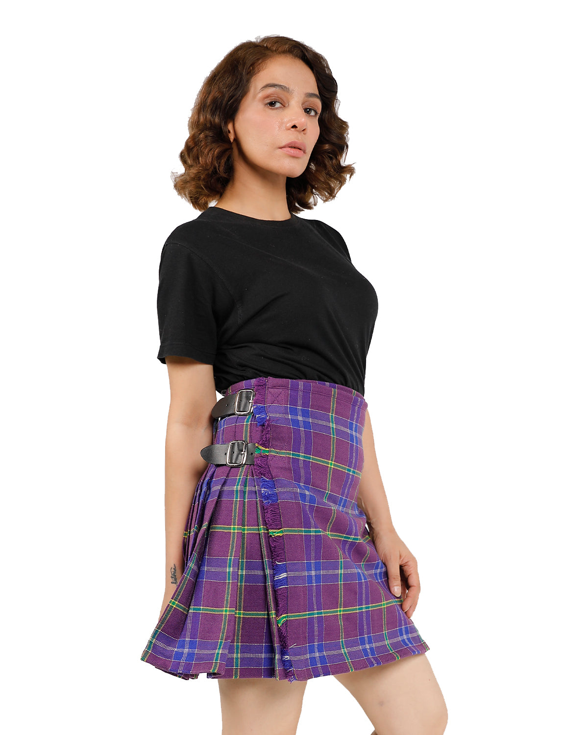 Classic Buckle-up Pleat Kilt