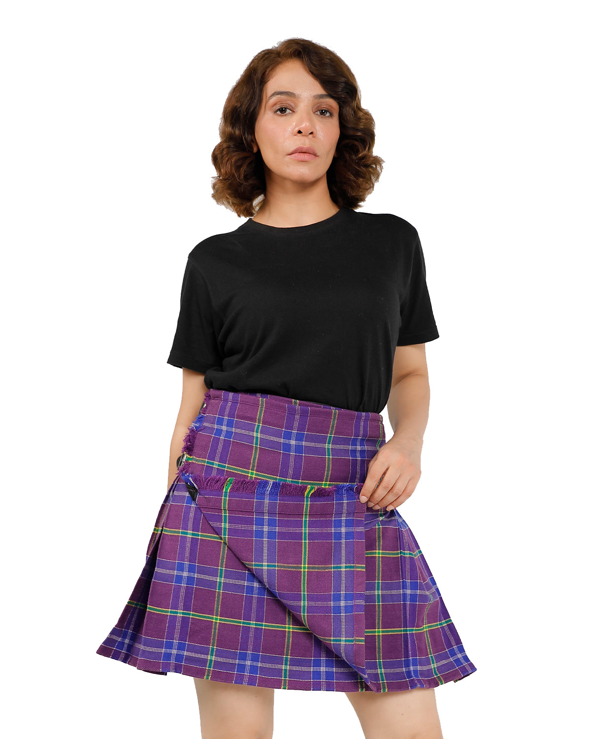 Classic Buckle-up Pleat Kilt