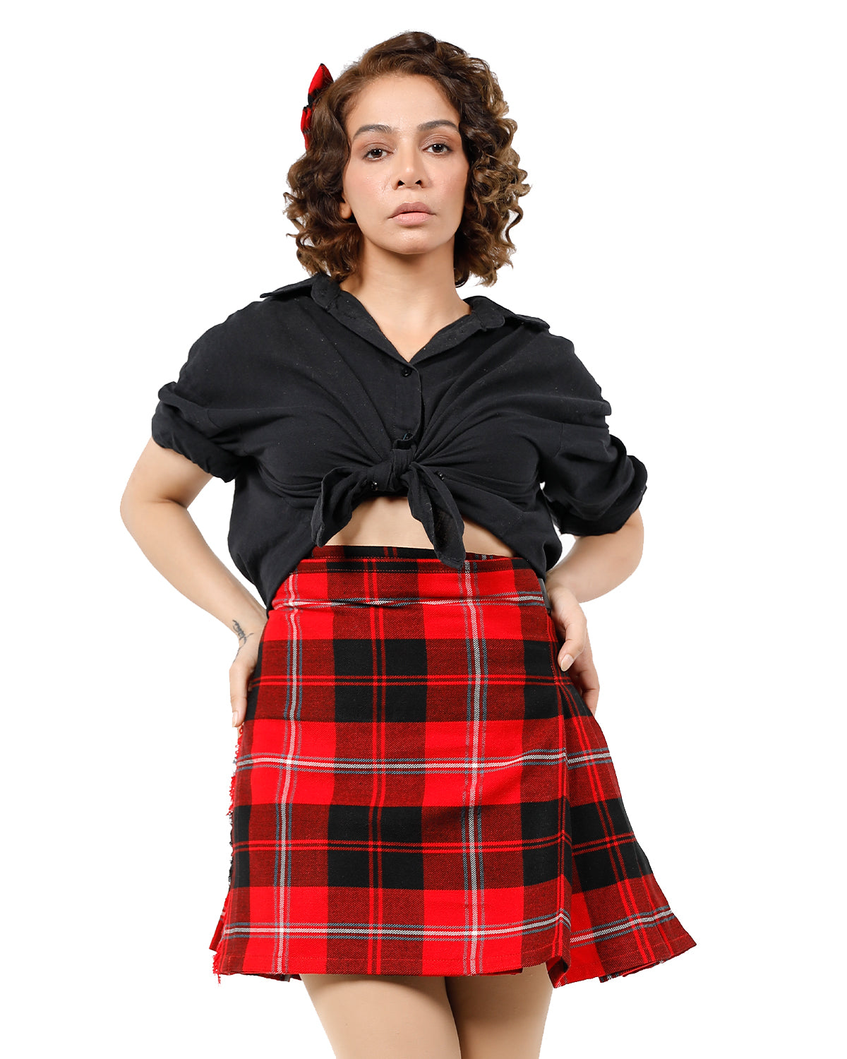 Classic Buckle-up Pleat Kilt