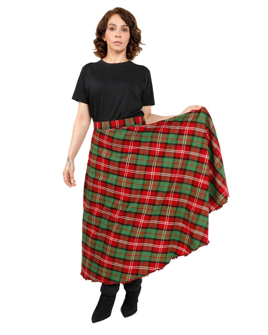 Side Fasten Maxi Skirt – Vintage Urban Style