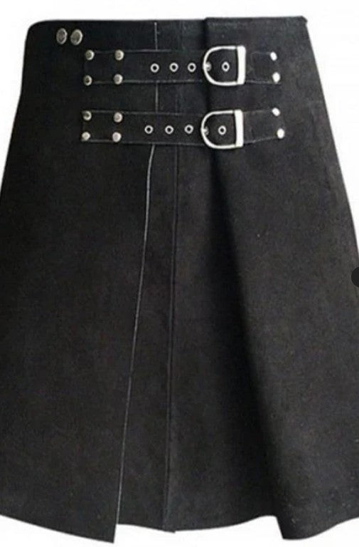 Roman Gladiator Warrior Leather Kilt