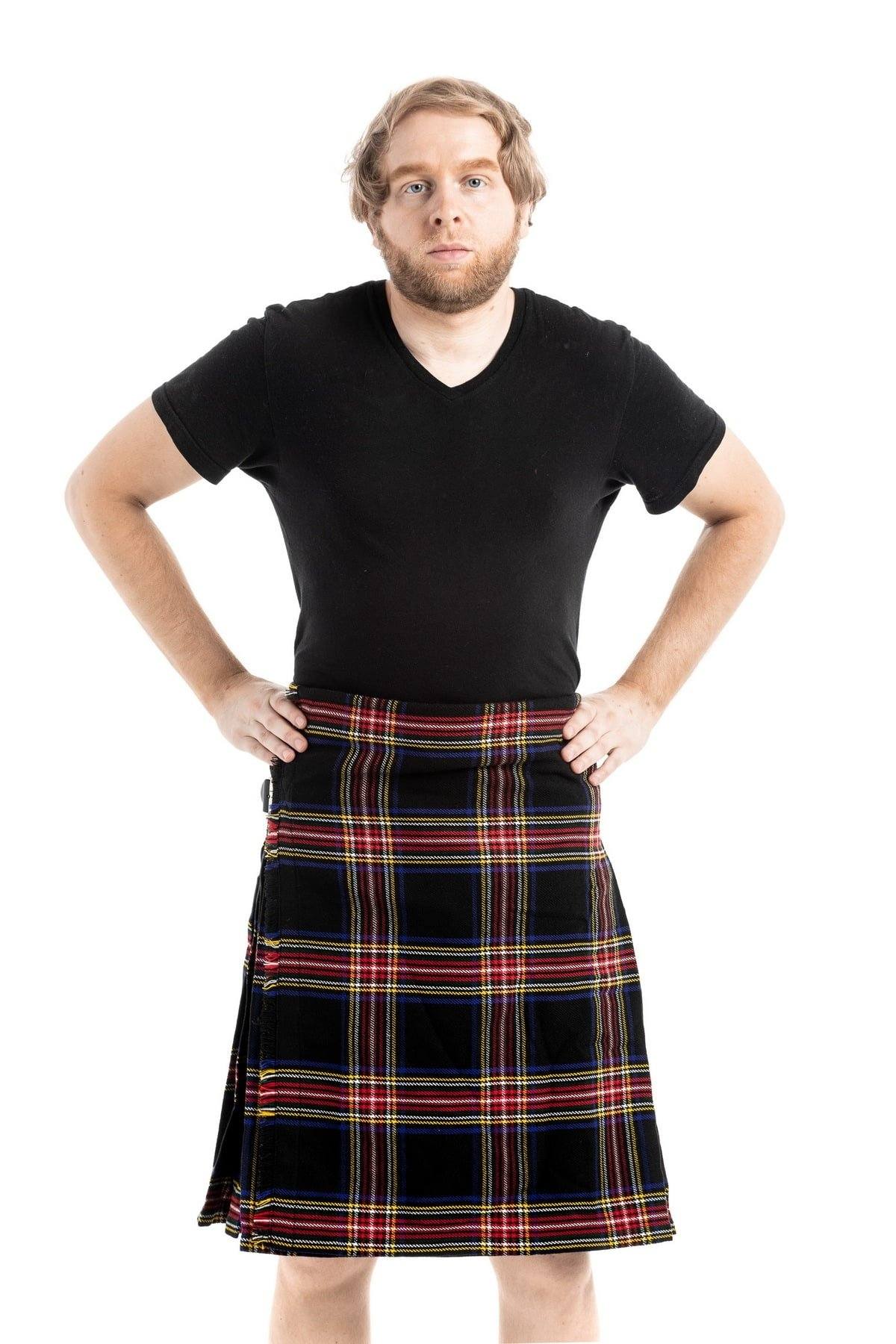 Stewart Black Bespoke Kilt