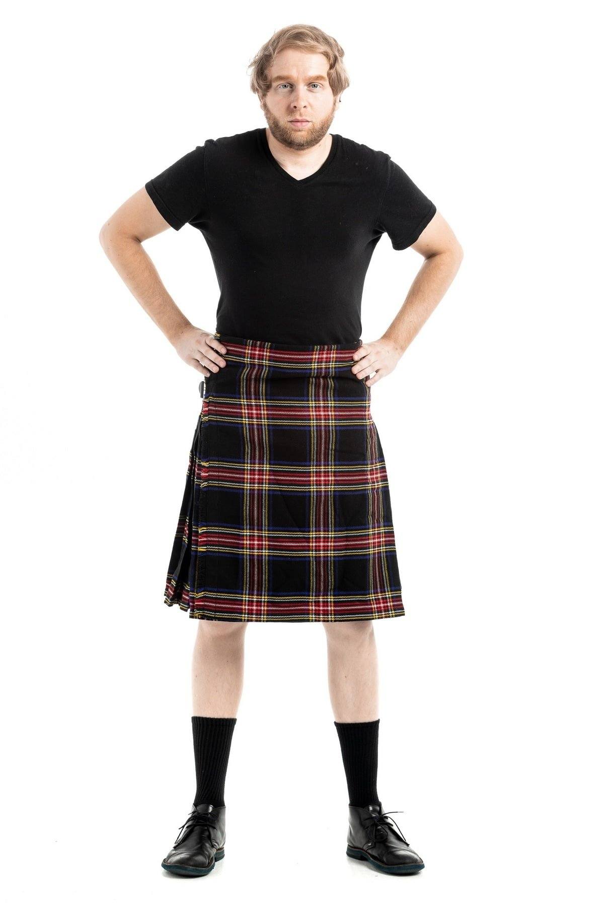 Stewart Black Bespoke Kilt