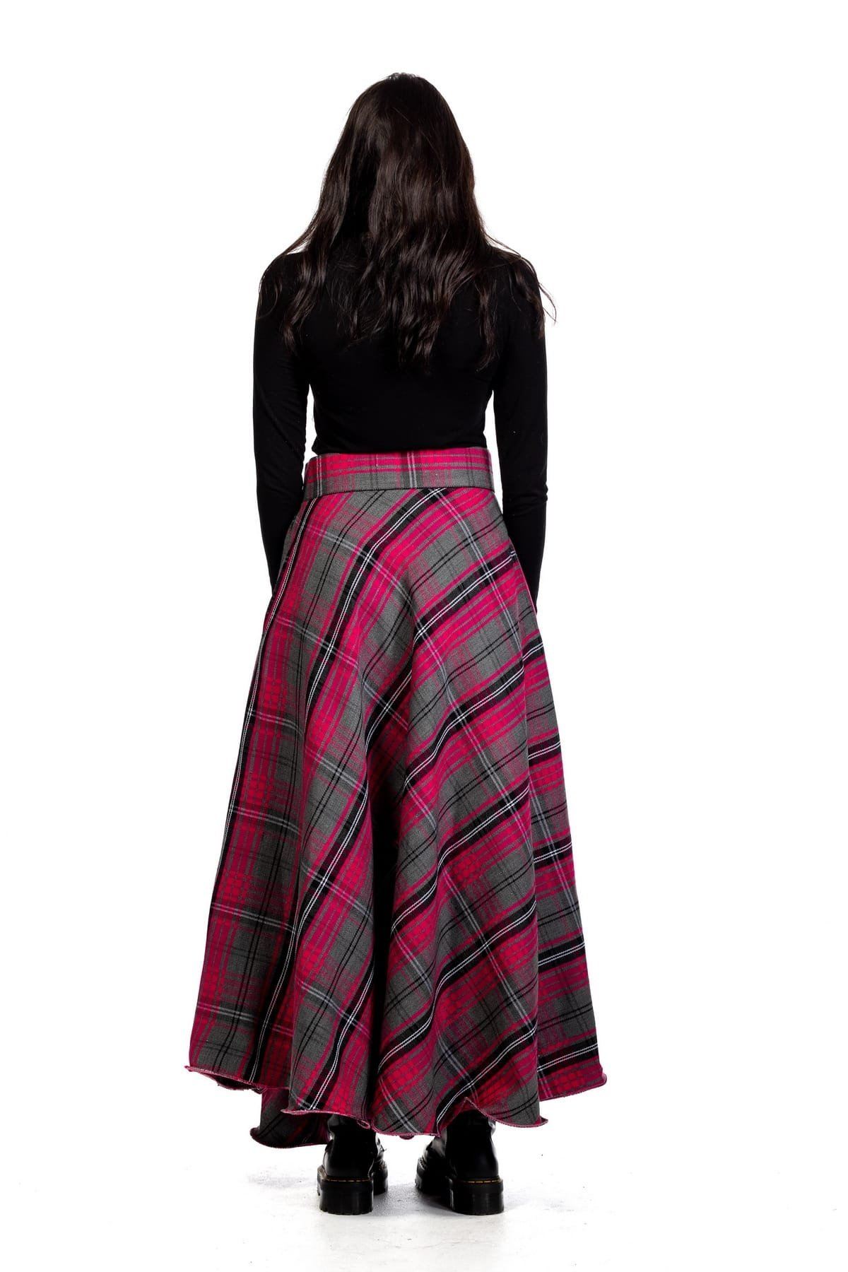 Side Fasten Maxi Skirt β Vintage Urban Style