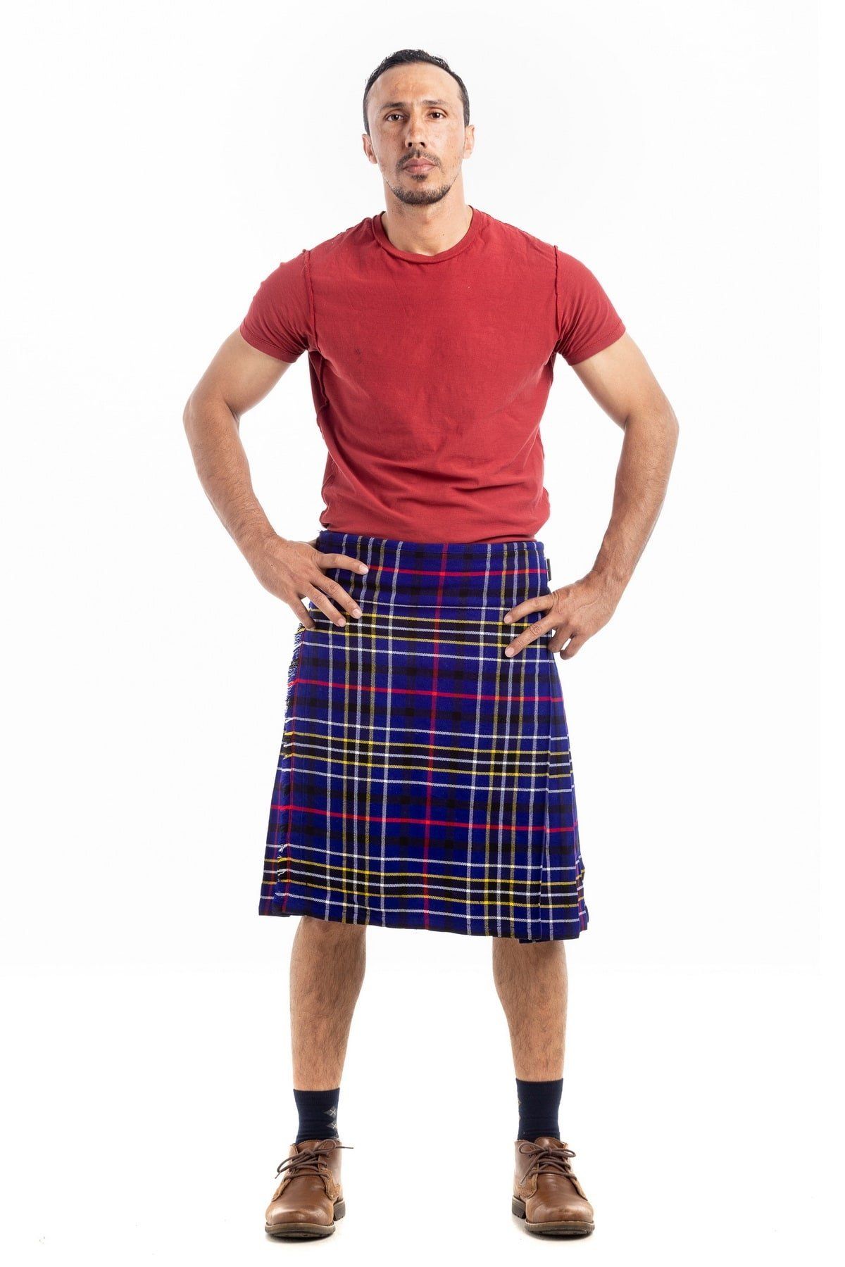Modern Blue Bespoke Kilt - Limited