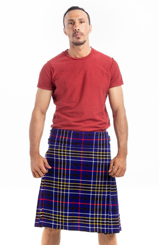 Modern Blue Bespoke Kilt - Limited