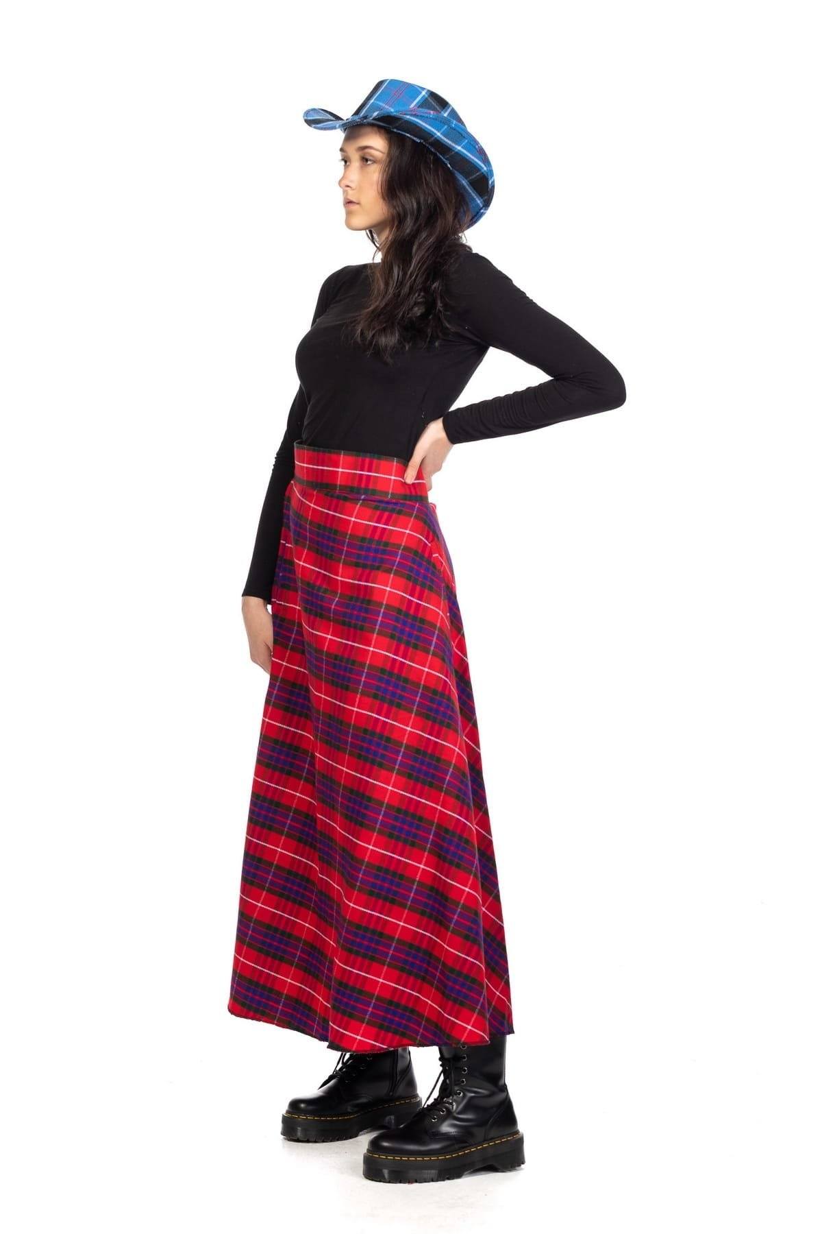 Heritage Wrap Skirt – Adjustable Waist & Modest Drape