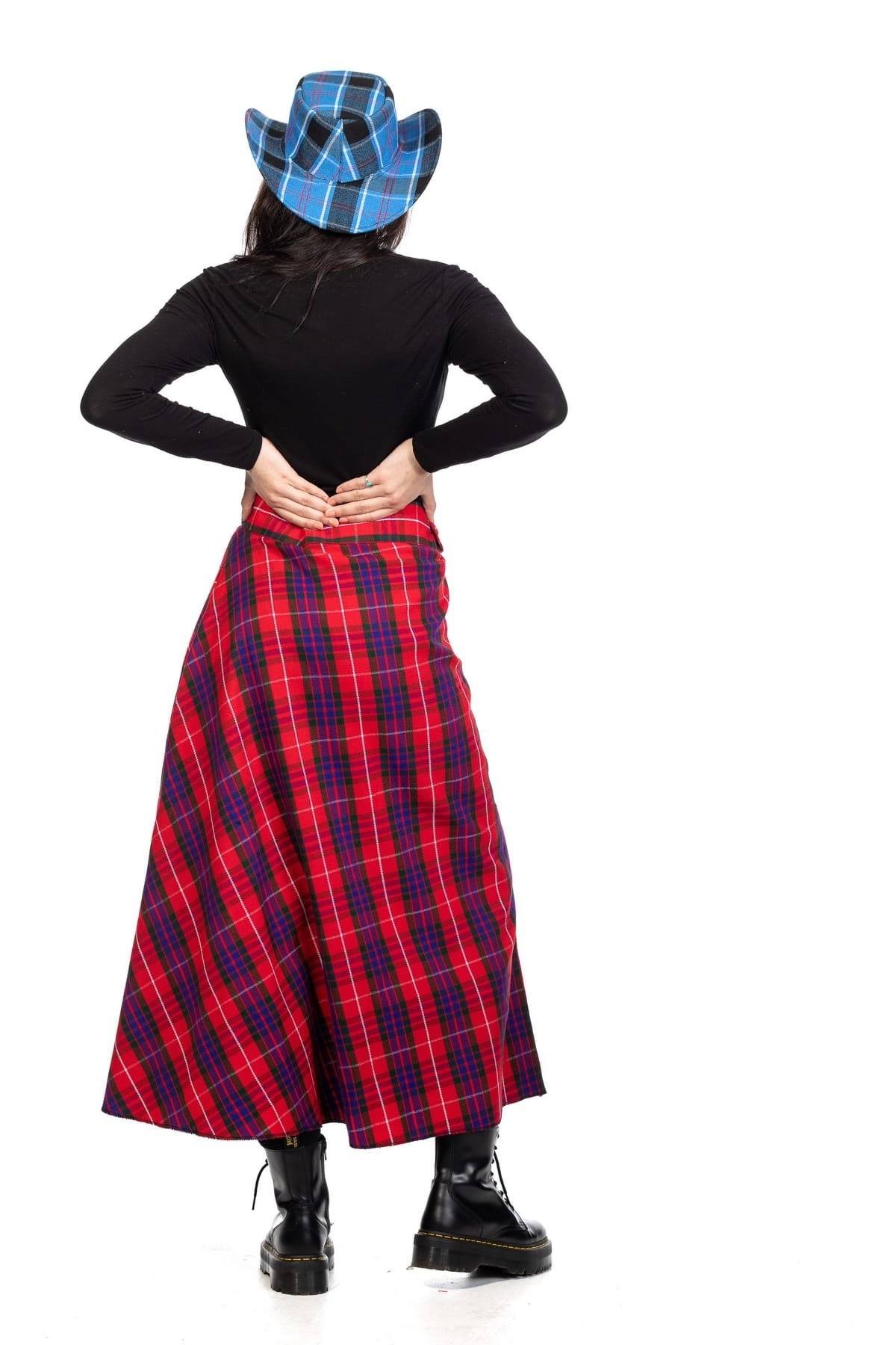 Heritage Wrap Skirt – Adjustable Waist & Modest Drape