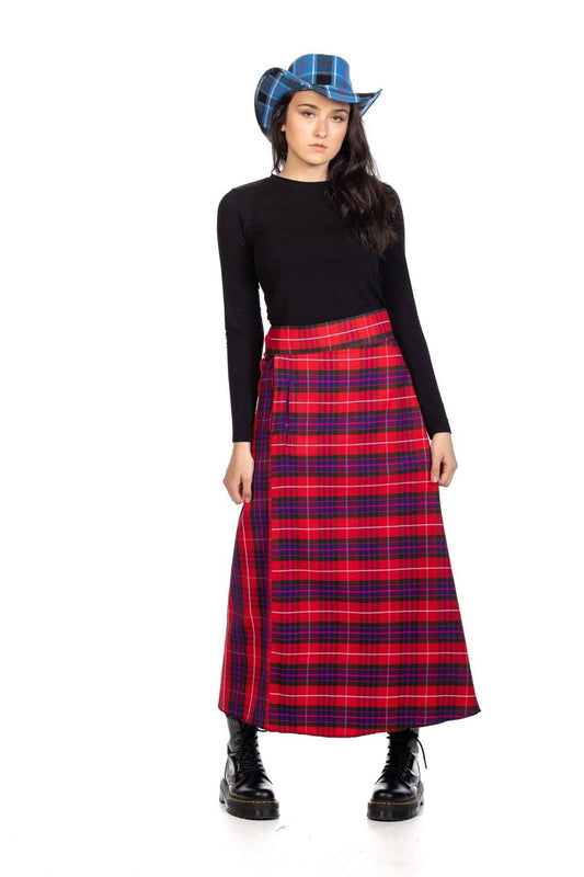 Heritage Wrap Skirt – Adjustable Waist & Modest Drape