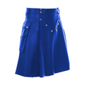 Stealth Noir Faux Leather Kilt