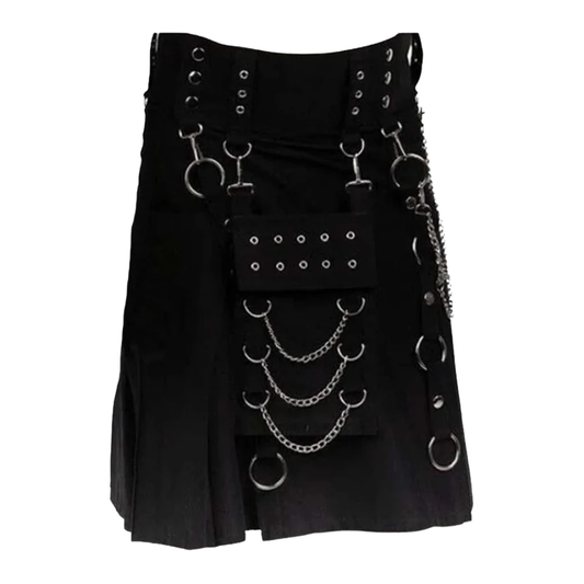 Steampunk Noir Gothic Utility Kilt