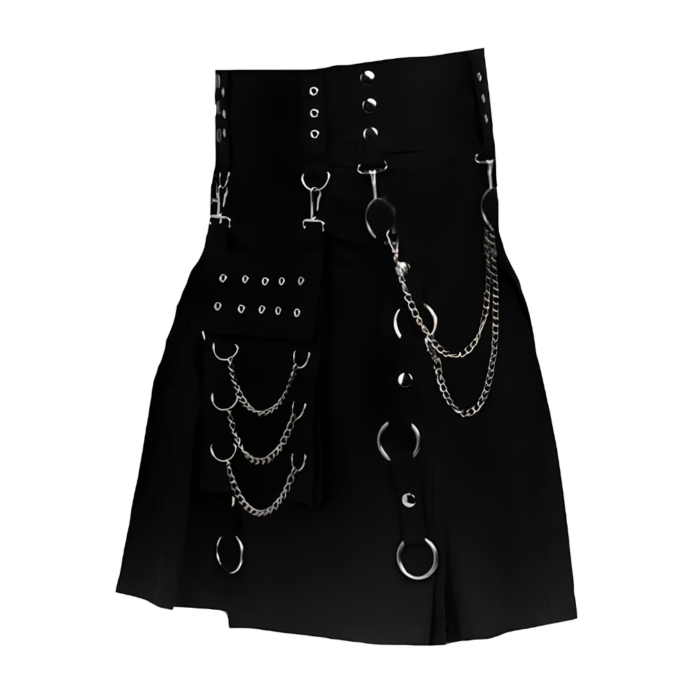 Steampunk Noir Gothic Utility Kilt
