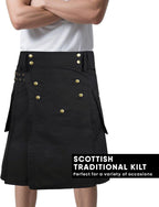 McWilliams Kilt for Men - Scottish Hybrid Sports Utility Mens Kilt | Stylish Kilts for Casual Wear
