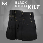 McWilliams Kilt for Men - Scottish Hybrid Sports Utility Mens Kilt | Stylish Kilts for Casual Wear