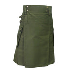 Tartanista Men's Heavy Cotton Utility/Wilderness Kilt (Length: 24 Inch)