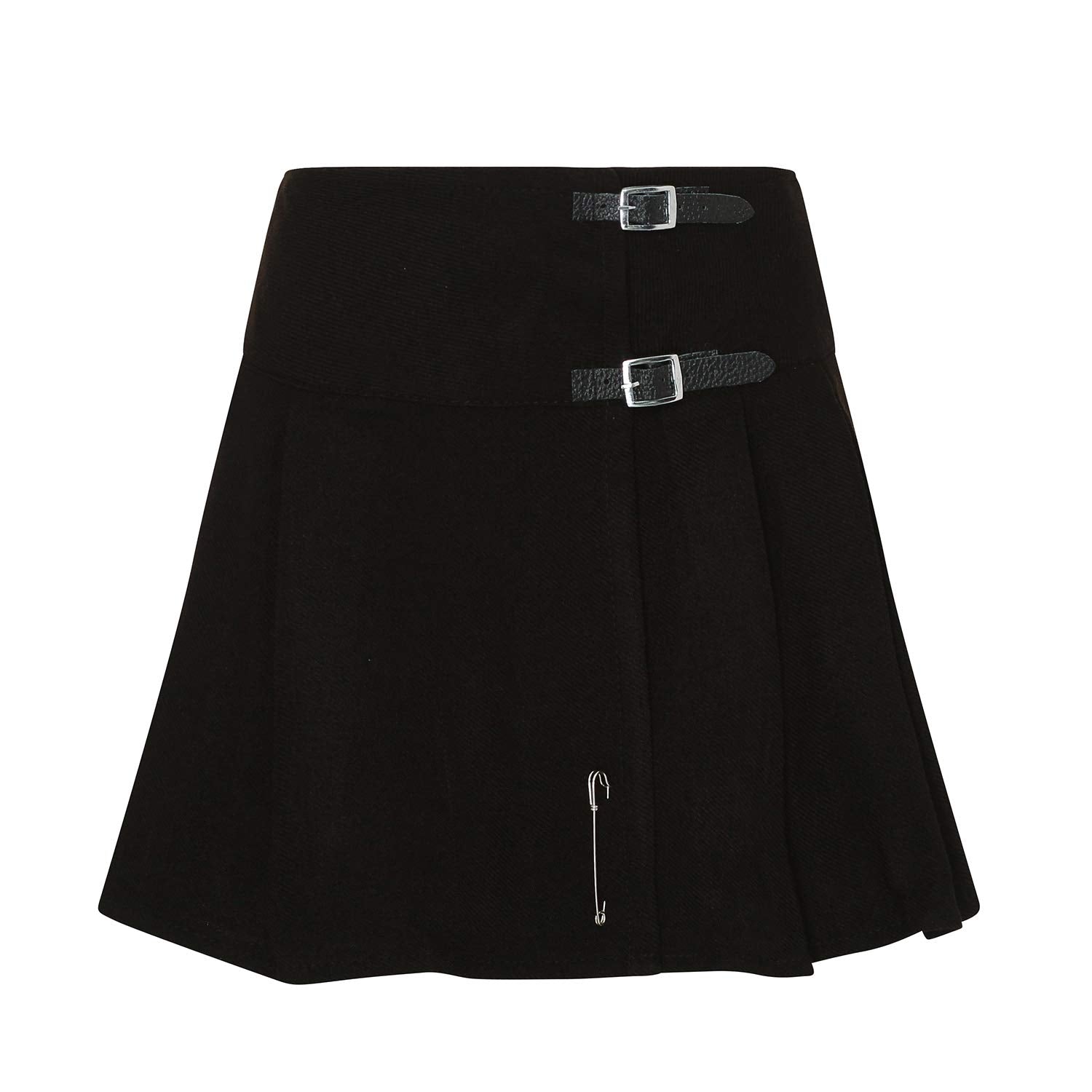 Tartanista Womens Scottish Tartan 16.5" Length Mini Kilt Skirt and Pin - 6-28