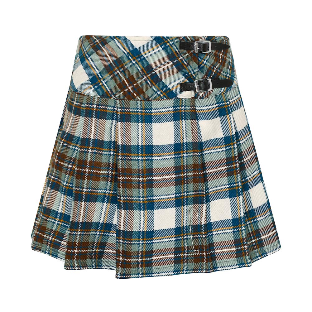 Tartanista Womens Scottish Tartan 16.5" Length Mini Kilt Skirt and Pin - 6-28