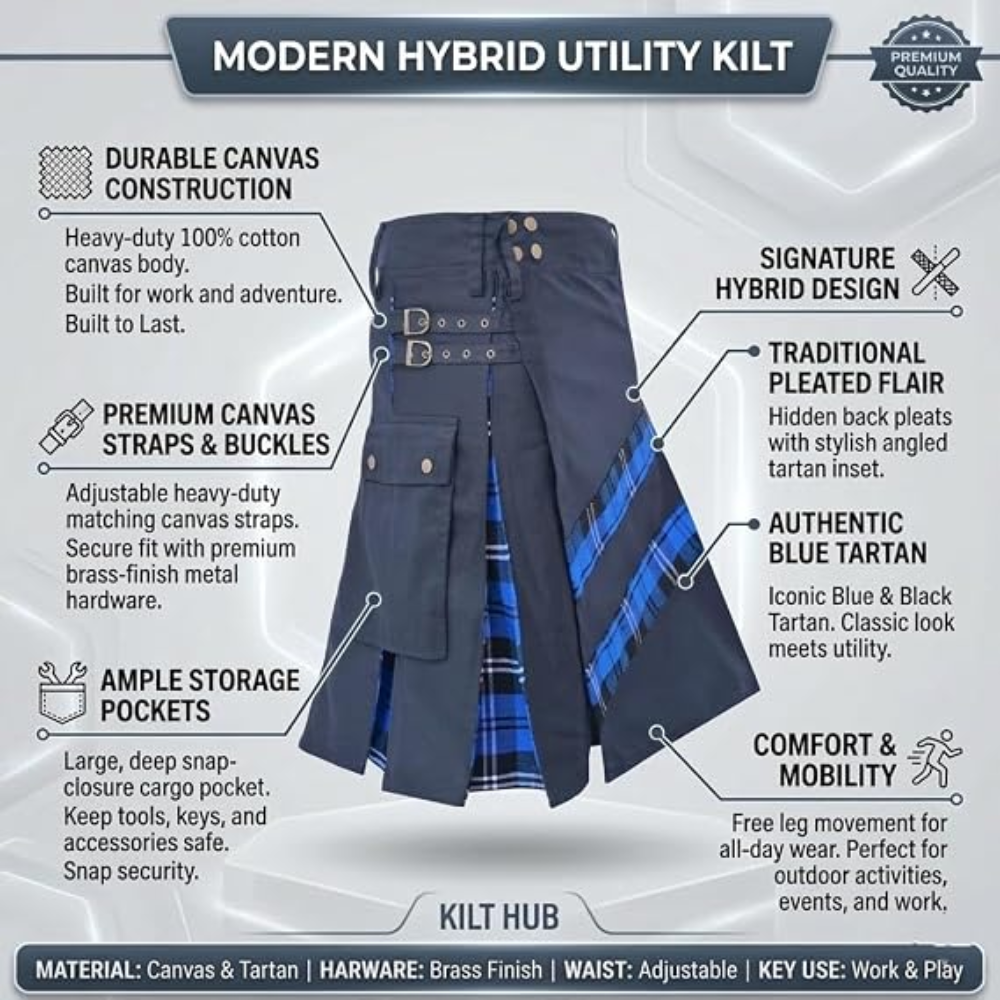 Royal Stewart Heritage Hybrid Kilt