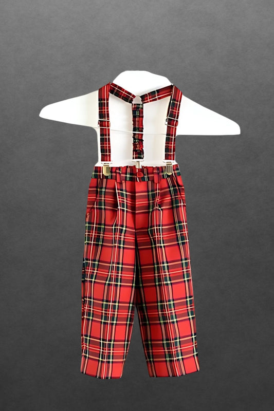 Boy's Tartan Braces