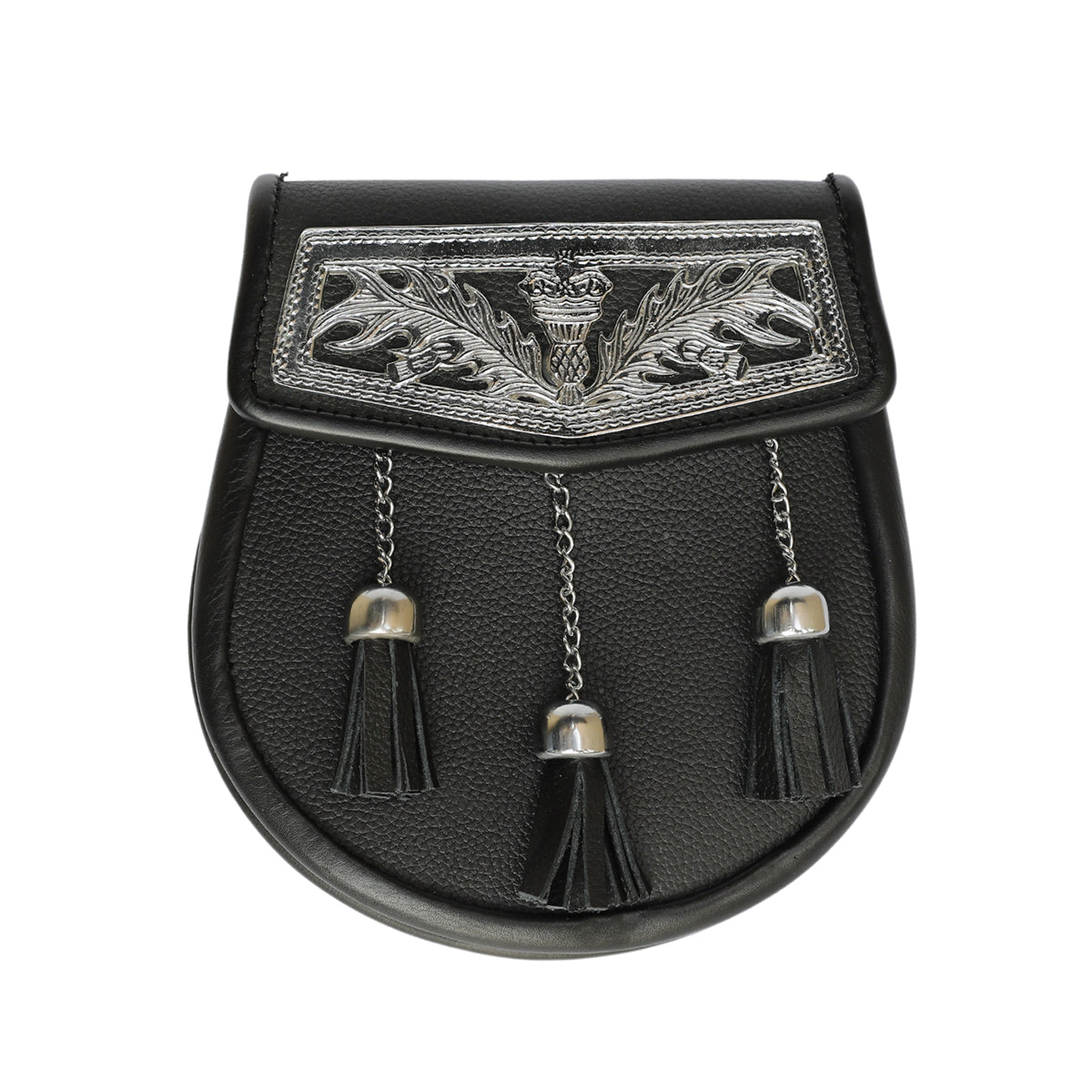 Celtic Cantle Leather Semi Dress Sporran