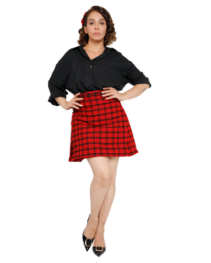 Classic Buckle-up Pleat Kilt