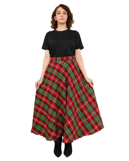 Side Fasten Maxi Skirt – Vintage Urban Style