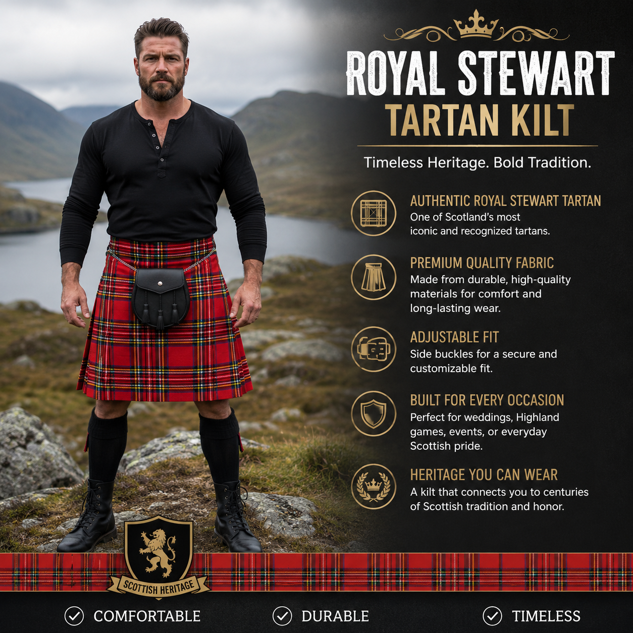 Royal Stewart Kilt