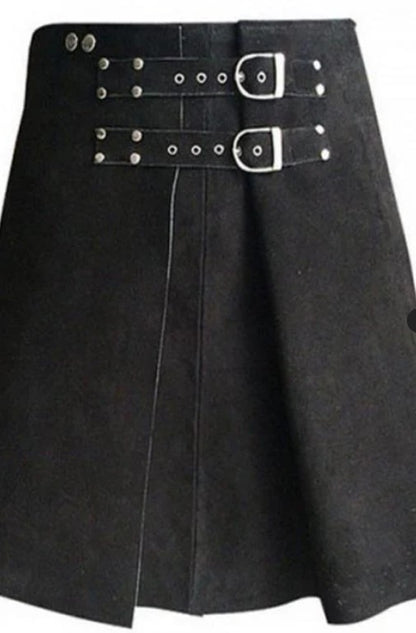 Roman Gladiator Warrior Leather Kilt
