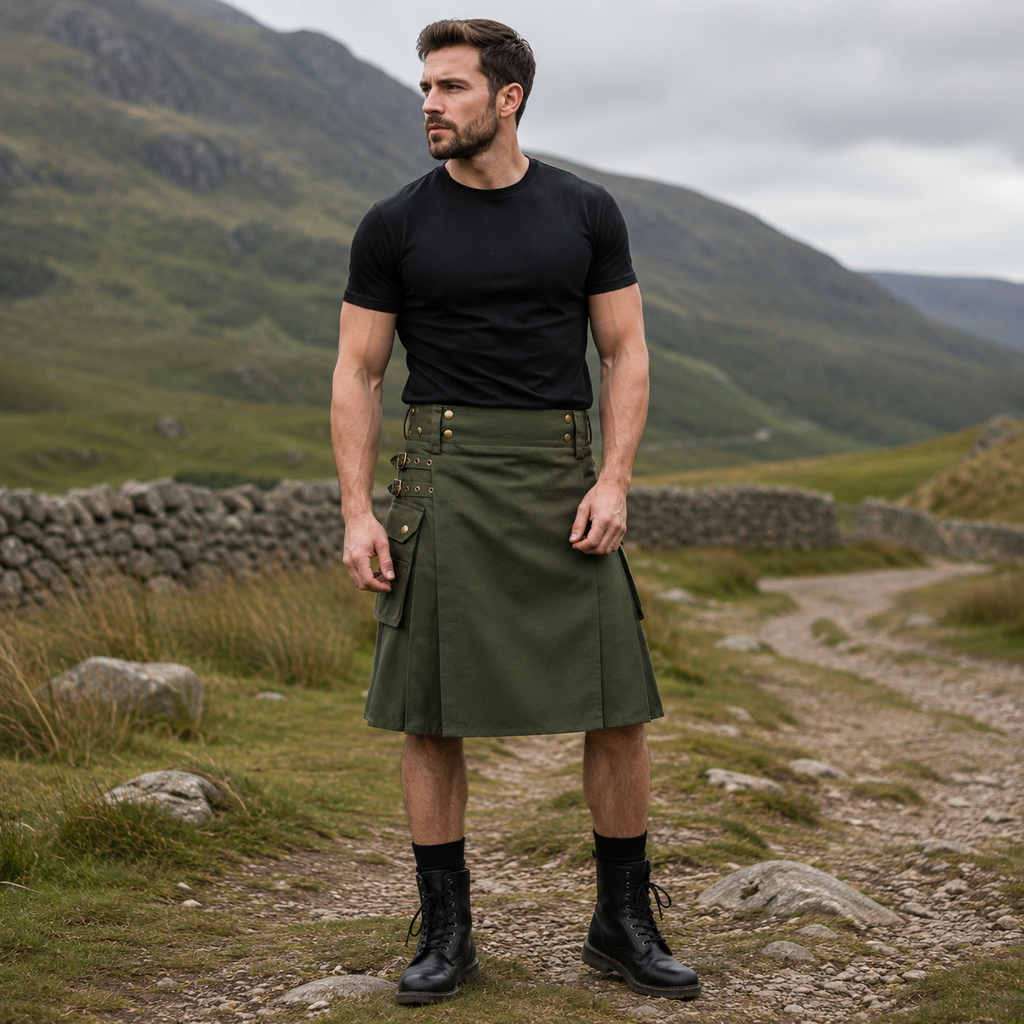 Tartanista Men’s Heavy Cotton Wilderness Kilt