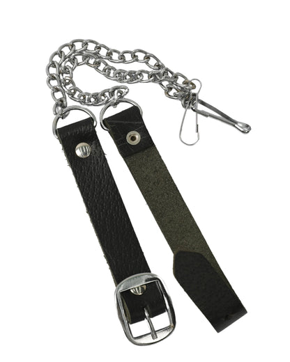 Boys' White Cowhide Sporran With Two Tassels - Free Sporran Belt