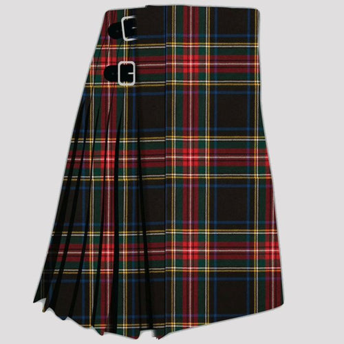 Black Stewart Traditional Tartan Kilt