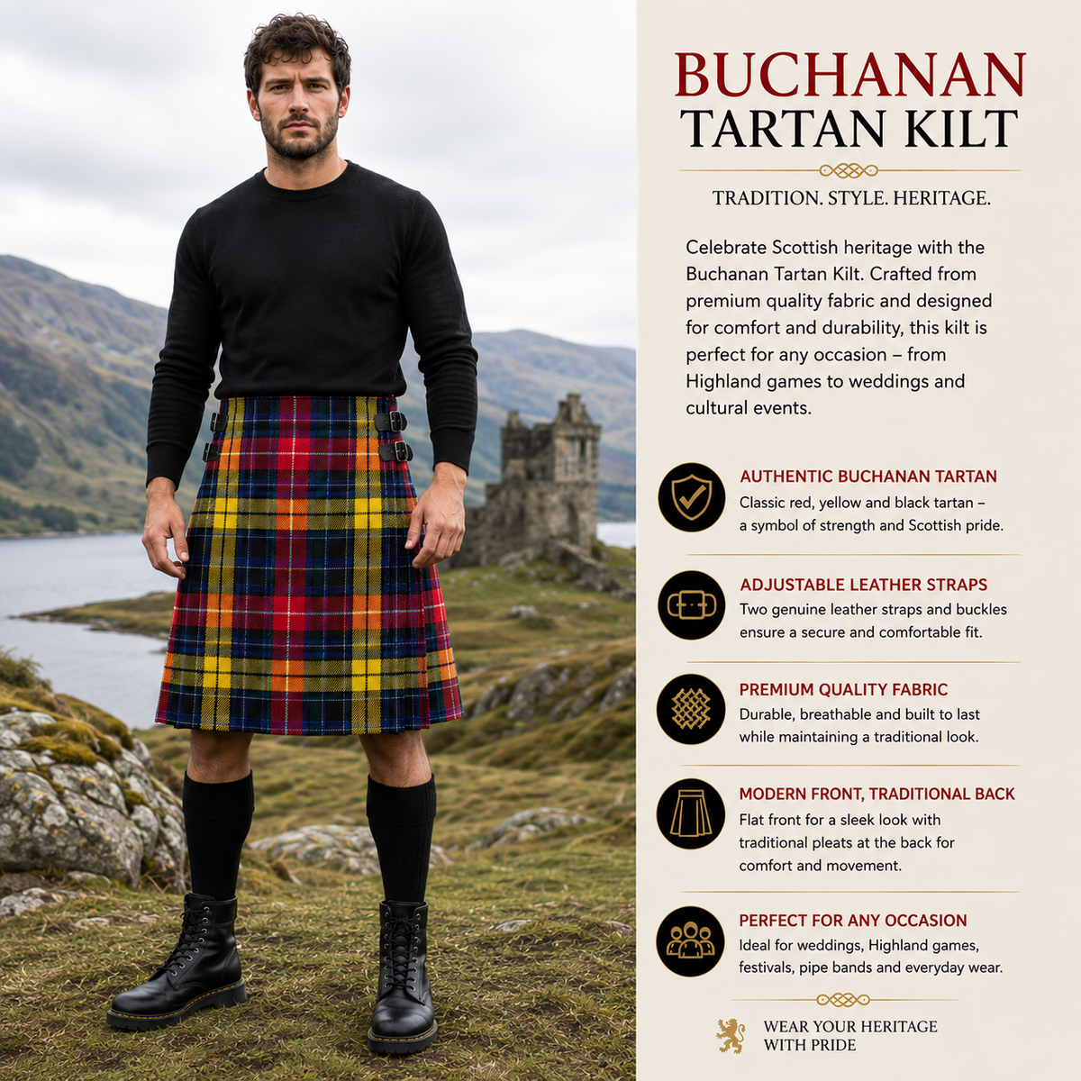 Buchanan Tartan Kilt