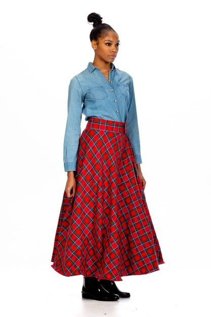 Pleated Everyday Skirt – Relaxed Fit & Classic Style