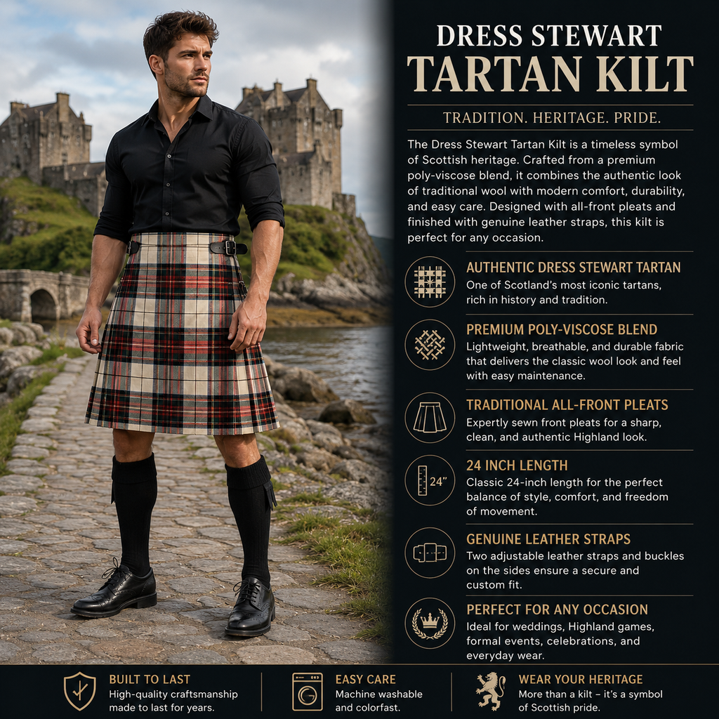 Dress Stewart Tartan Kilt