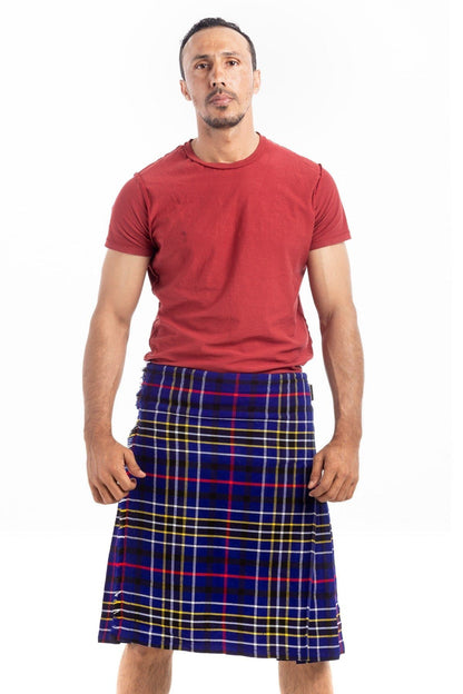 Modern Blue Bespoke Kilt - Limited
