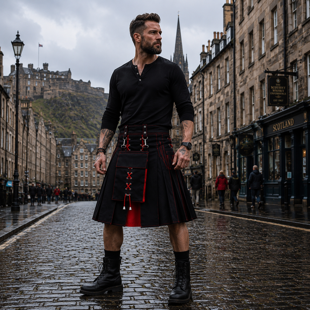 Men’s Tactical Utility Cargo Kilt